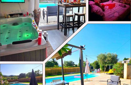 App jacuzzi & piscine privée - loveroom - Suite Emeraude - Foto 1