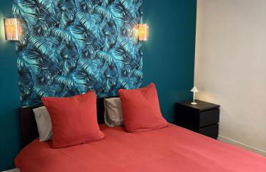 T2 fonctionnel 5 pers, jardin, parking, accès A12 - Foto 8