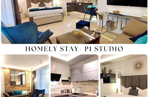 HOMELY STAY Studio P1 - Elegant Self-Check-in Studio-Apartment in Munich -with Kitchen and Washing Machine - Foto 1