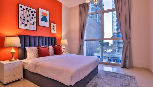 Luxe 1BR Fountain Burj Khalifa by Belvilla - Foto 2, Habitación