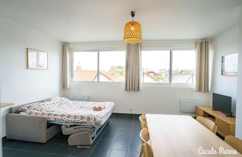 Zen Loft by Escale-Marne - M8 Tour Eiffel - AC - Climatisation - Parking Gratuit - 101 - Foto 16