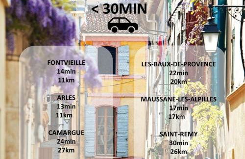 Le jardinet d'Emma - Jacuzzi & Jardin à Arles Calme Parking Gratuit RDC - Foto 4