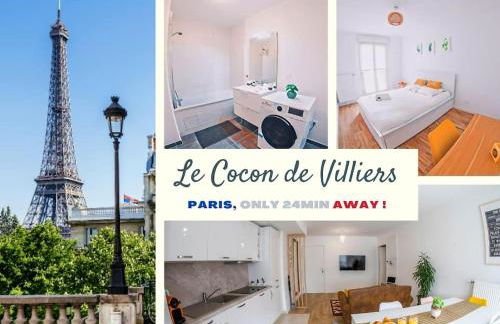 Paris & DisneyLand - 2min From Train Station - Private Indoor Parking - Foto 9