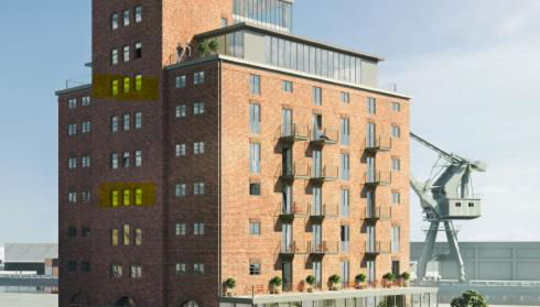 Appartment Ferienwohnung mit großer Terrasse Ohlerich Speicher Wismar - Foto 2