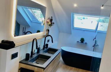 Heaven Homes XL für 6 - Wohlfühloase auf 2 Etagen mit Badewanne - Foto 12