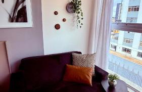 Studio novo e amplo no Centro com ar e home office - Photo 8