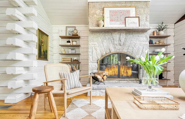 Half Moon by Avantstay 4BR Cabin w/ Large Deck & Yard w/ Patio & Outdoor Dining - Foto 20