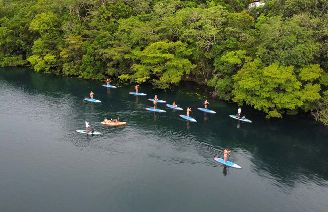 Sunrise Paddle Surfing in Bacalar Lagoon - Photo 2
