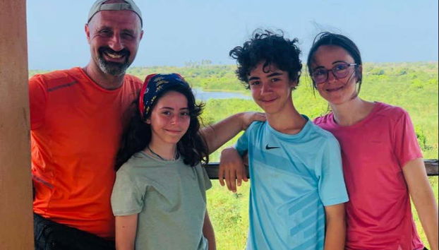 Famille profitant de l'expérience