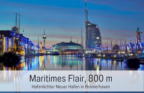 Fewos-Bremerhaven, Ferienwohnung "Rutenberg" - moderne Stadtwohnung in Bremerhaven mit Homeoffice, Küche & WLAN - alles fußläufig erreichbar - Photo 3