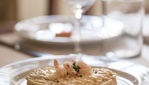Espectáculo flamenco en el Tablao de la Villa - Foto 4, Uno de los deliciosos platillos de la cena