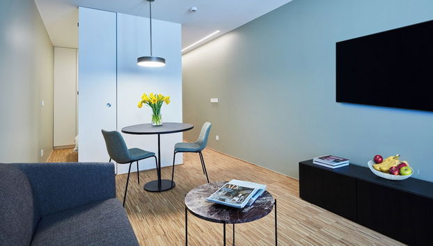 Résidence du Lys Apartments - Foto 4, Sala de estar