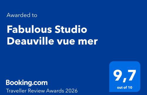 Fabulous Studio Deauville vue mer - Photo 13