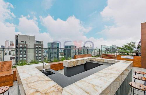 Apartamento business de alto padrão no Go24 com piscina - Foto 20