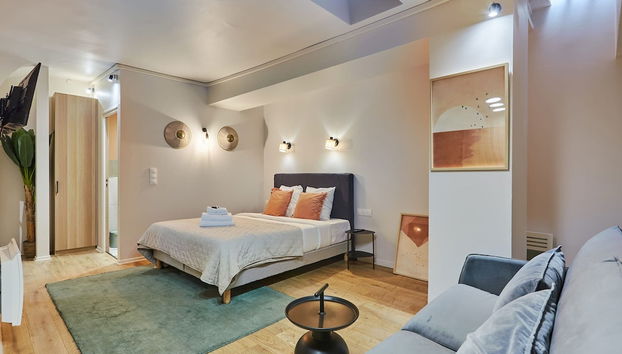 Charming Duplex 1 Bedroom Center of Paris - Foto 5, Habitación