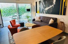 L'Hermine terrasse et parking, 500 plage - Foto 32