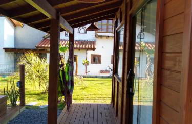 Chalés Praia do Rosa piscina compartilhada - Foto 70