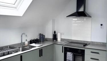 Castle-View Apartment & Free Parking on Site - Foto 5, stove