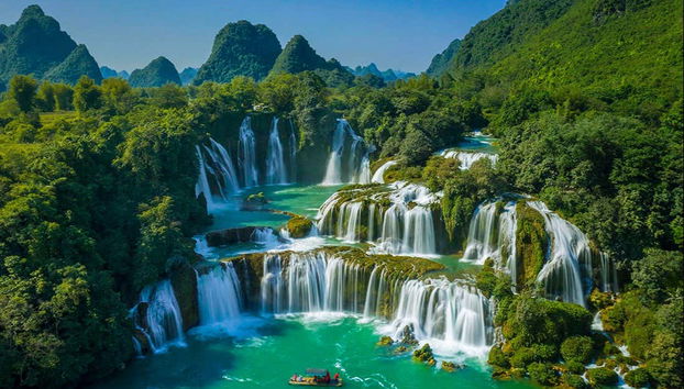 Stunning Ban Gioc Waterfalls