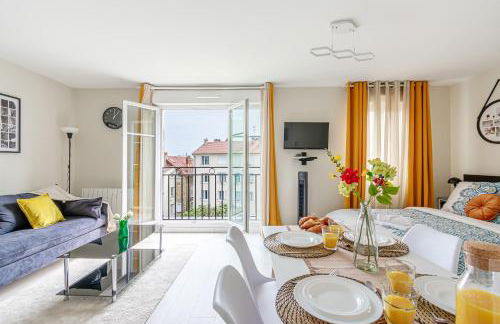 CosyHome - T1 calme - CDG 15 min - Paris 20 min - Parking gratuit - Foto 3