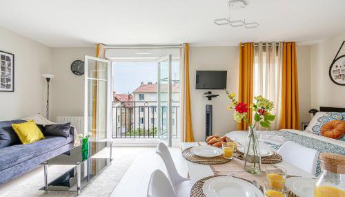 CosyHome - Studio Familial av Parking - Proche gare - CDG à 15 min - Paris à 20min - Foto 1