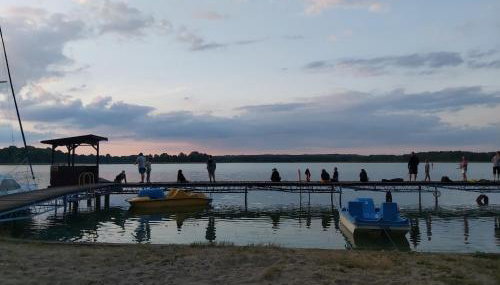 Leśne Zacisze Kretowiny 88 nad jeziorem Narie z własnymi pomostami apartamenty sezonowe lato - Foto 4