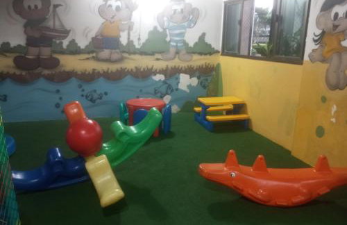 Apartamento T-44 com Vista para o Mar 50 metros da Praia Mongaguá Piscina Wi-Fi - Foto 18
