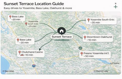 Private 2 Homes for 16 Near Yosemite & Bass Lake - Foto 8