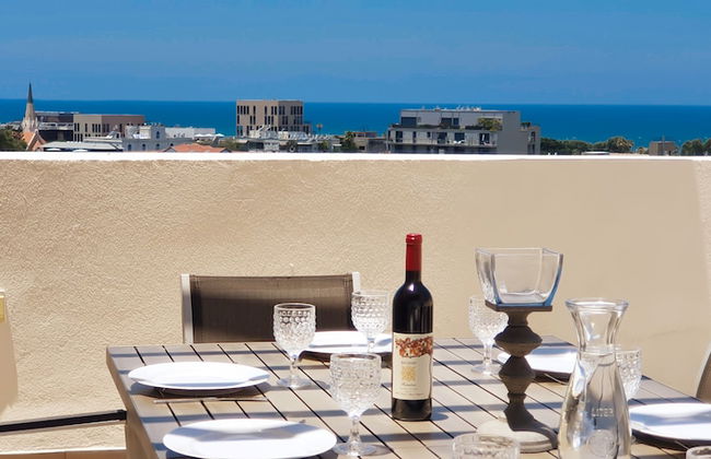 2BDR Roof Top Sea View Neve Tsedek TL56 - Foto 15