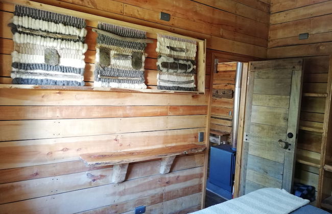 Cabaña Rústica 2 Maravillosa,con Troncos Nativos, con Orilla de Río Trancura - Photo 7