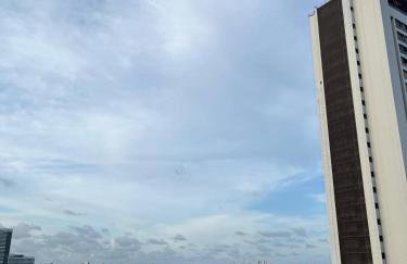 Flat Beach Class Excelsior - Apto Completo para 4 pessoas vista rio e mar - Foto 56