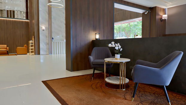 Zona de estar del vestíbulo