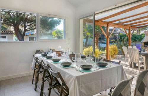 Jacuzzi Maison pour 11 au calme plage a 500m - Foto 9