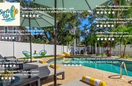 Family Oasis - Pool Hot Tub Games & Near Beach - Foto 8