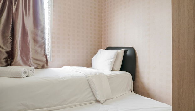 Homey And Compact 2Br Marina Ancol Apartment - Foto 5, Habitación