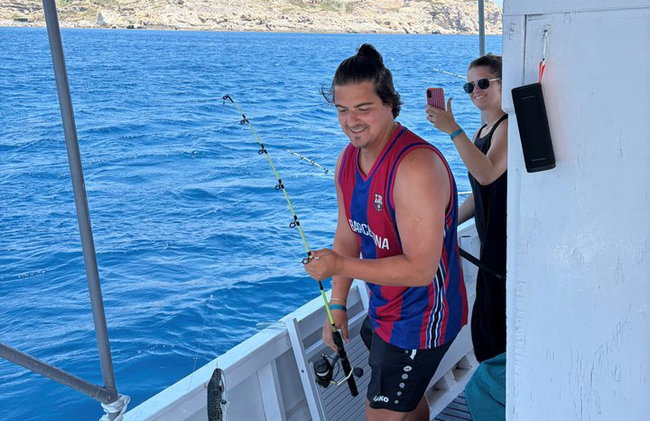 Battuta di pesca a Rodi con barbecue e nuoto - Foto 31