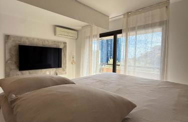 Studio de LUXE Portes de Monaco - Vue MER - Piscine - Wifi - Foto 23