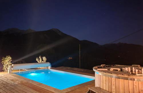 Chalet de montagne, Piscine avec vue et bain nordique - Foto 38