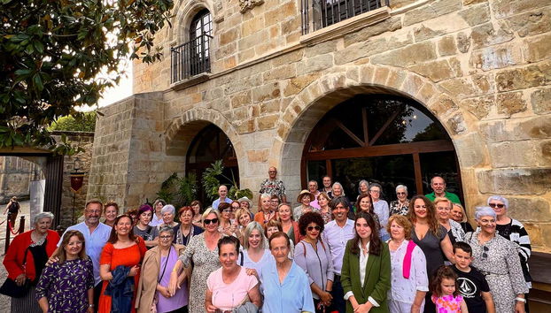 El grupo en la visita guiada por el Palacio