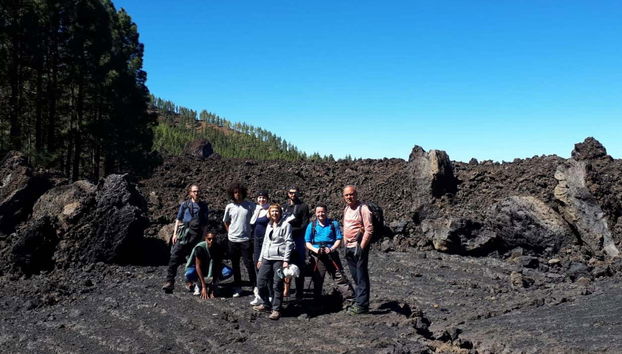 Trilha pelo vulcão Chinyero