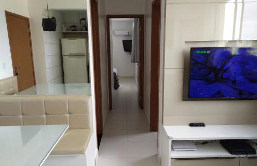 Apartamento mobiliado, dois dormitórios, praia Ponta de Campina - Foto 21