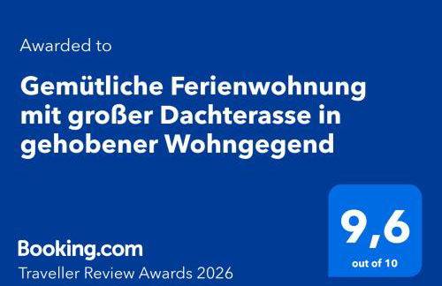 Gemütliche Ferienwohnung mit großer Dachterasse in gehobener Wohngegend - Foto 21