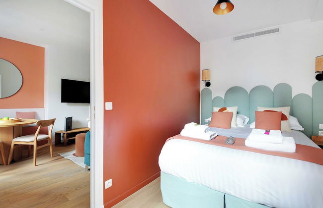 Peaceful Apartment - 1br/4p - Sacre Coeur - Foto 2