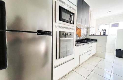 Onda76 Ap temporada Praia Grande Beira Mar churrasqueira carvão - Foto 4