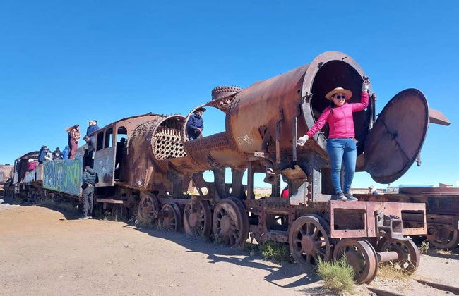 Excursion de 3 jours au salar d’Uyuni et au volcan Tunupa - Photo 8