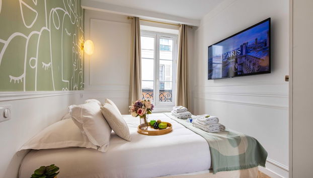 Chic Studio for 2 People - Pigalle/sacre-coeur - Foto 5, Sala de estar