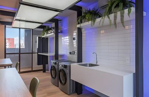 Flat Luxo com Coworking, Academia e Rooftop - WiFi 1Gb - Beira Mar 4 min - Foto 25