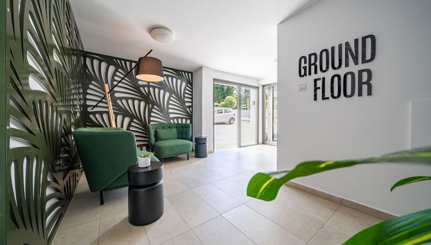 Zona de estar del vestíbulo