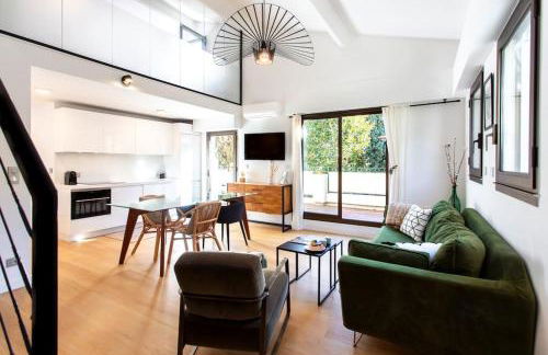 #11 Alex suite terrace parking AC 2 BDR 5mins to sea - Foto 1