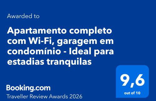 Apartamento completo com Wi-Fi, garagem em condomínio - Ideal para estadias tranquilas - Foto 42